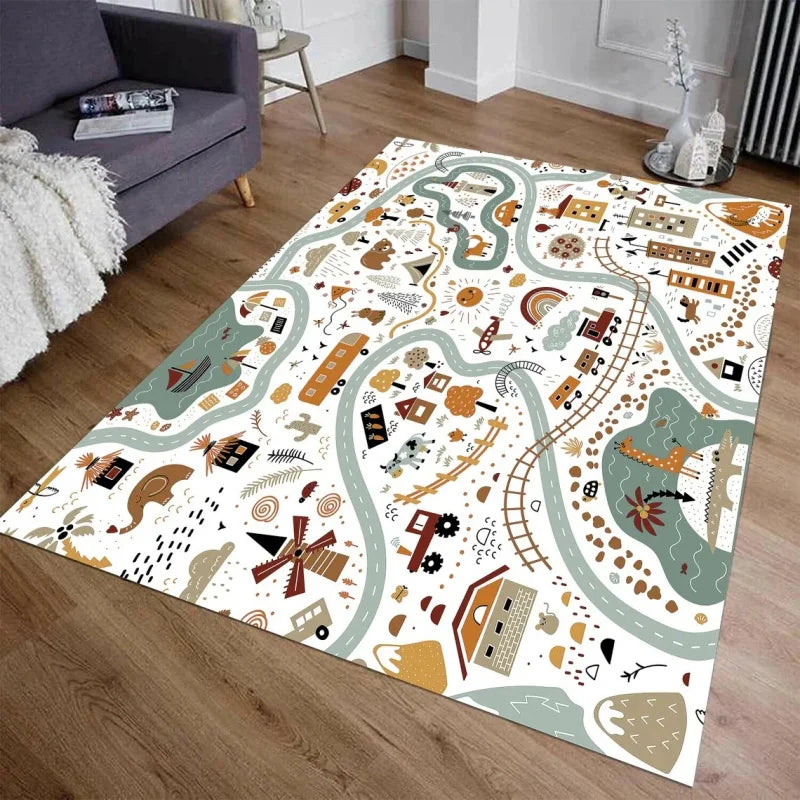 Kid's Car/Truck Play Carpet