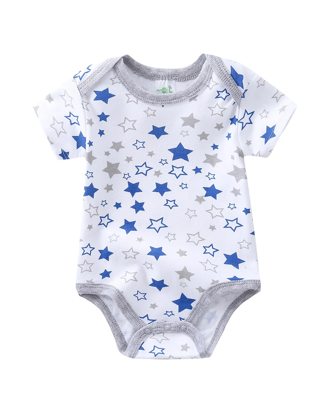 5pcs Short-Sleeve Onesies Bodysuits