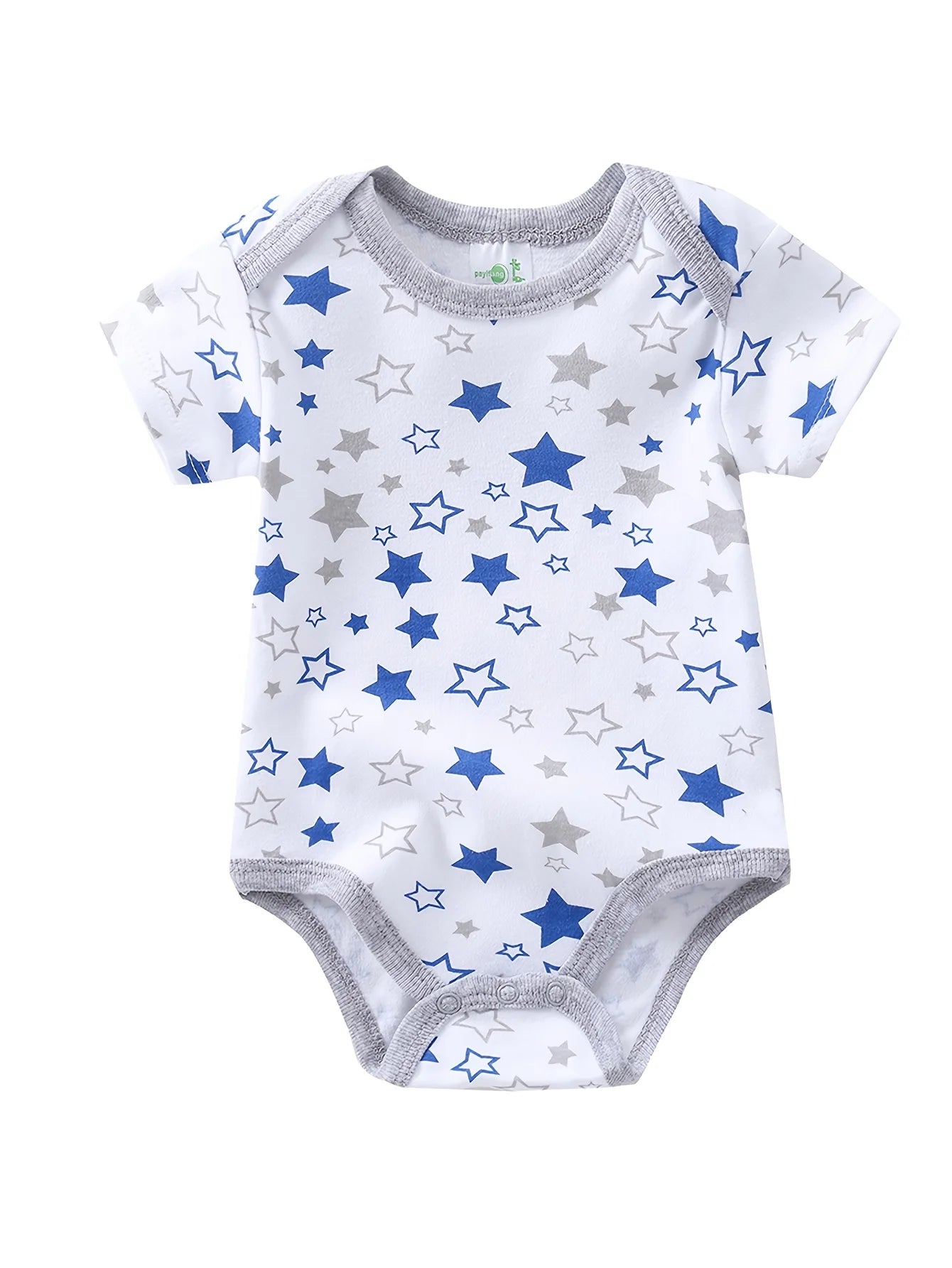 5pcs Short-Sleeve Onesies Bodysuits