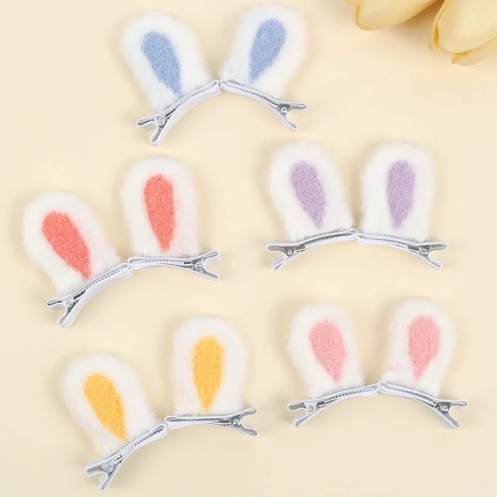 10Pcs Rabbit Ears Hair Clips