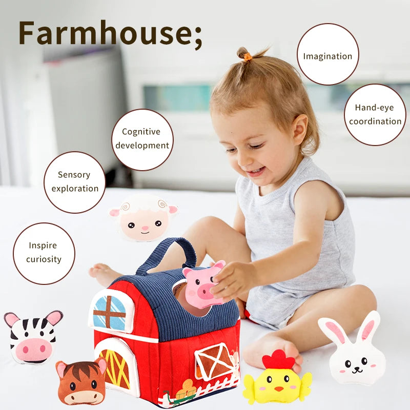 Montessori Farm House with Animals