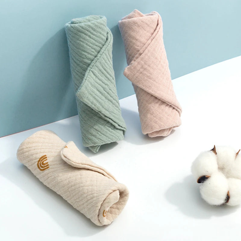 5PC Baby Muslin Square Towels