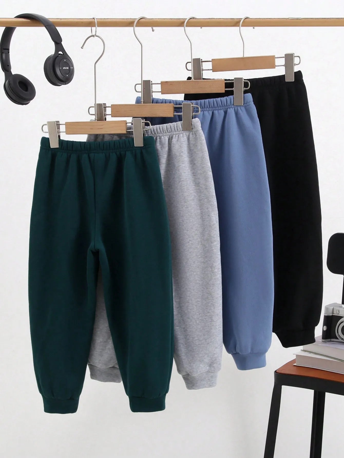 4-Pack Kids Fleece-Lined Jogger Pants