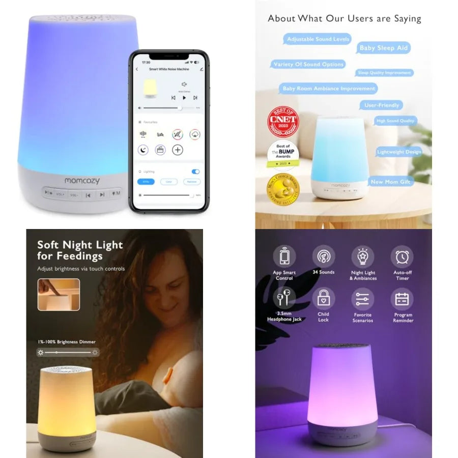 Baby Sound Machine Night Light