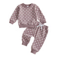 Stylish Polka Dot Sweater with Matching Pants