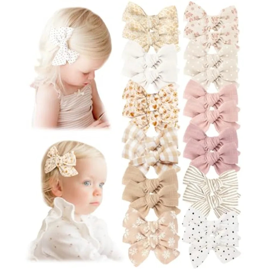24 Pack Hair Bows