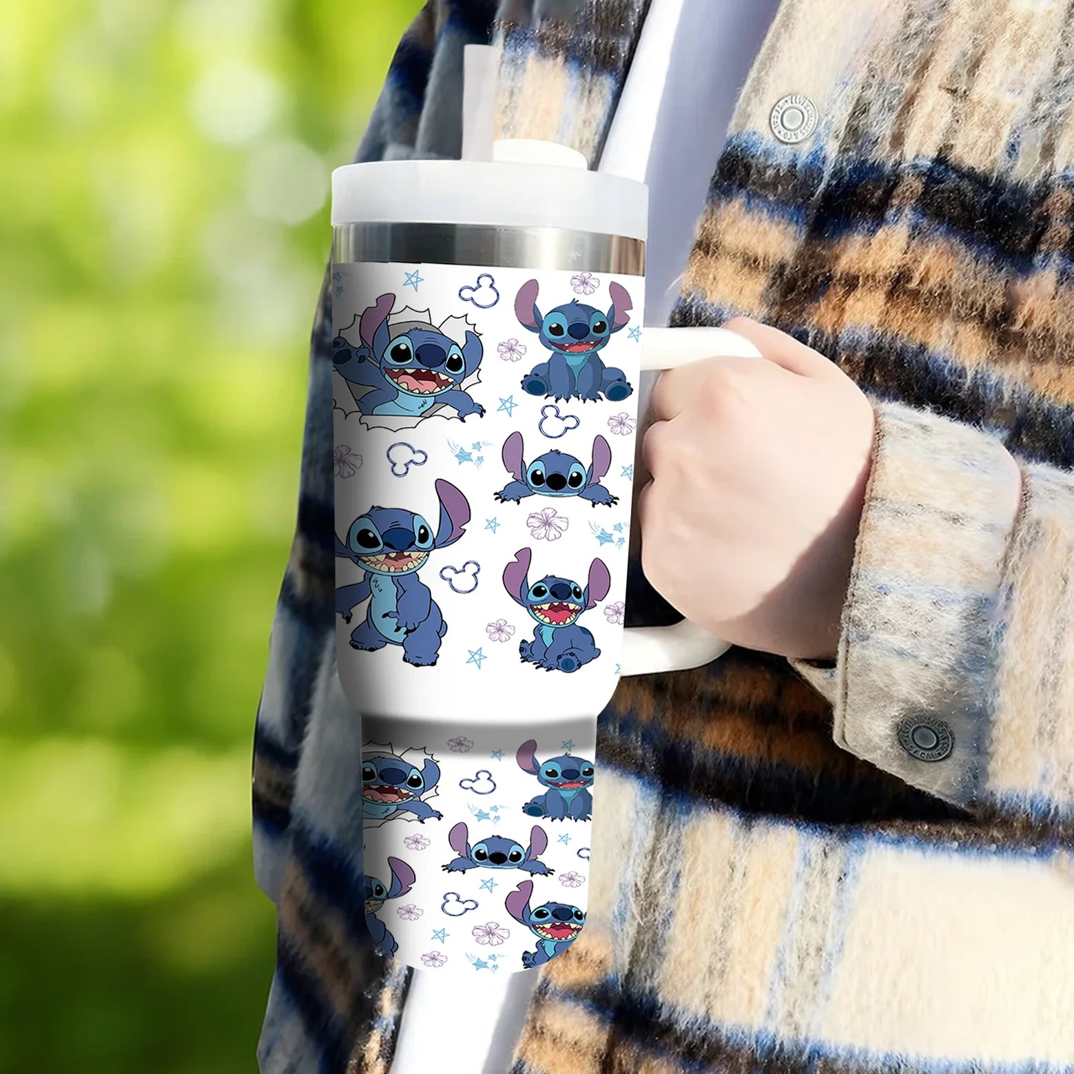 Stitch and Angel 40oz Insulated Tumbler
