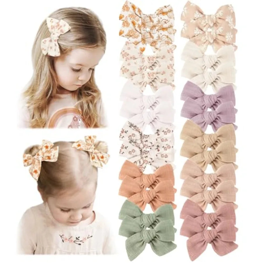 24 Pack Hair Bows