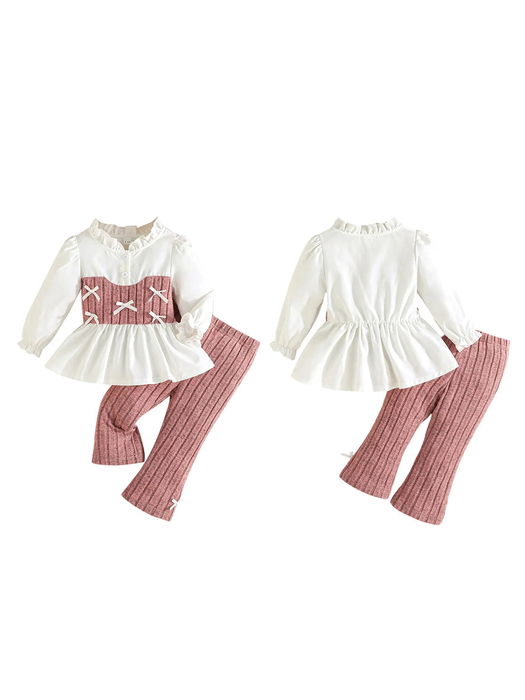 Stylish Ruffle Sweater and Leggings