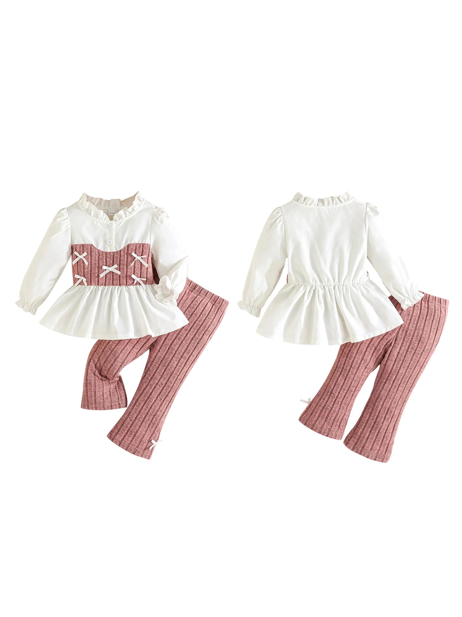 Stylish Ruffle Sweater and Leggings