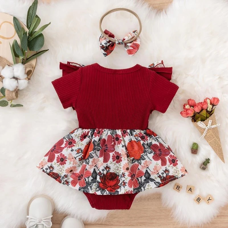 Summer Baby Girl Dress With Bowknot