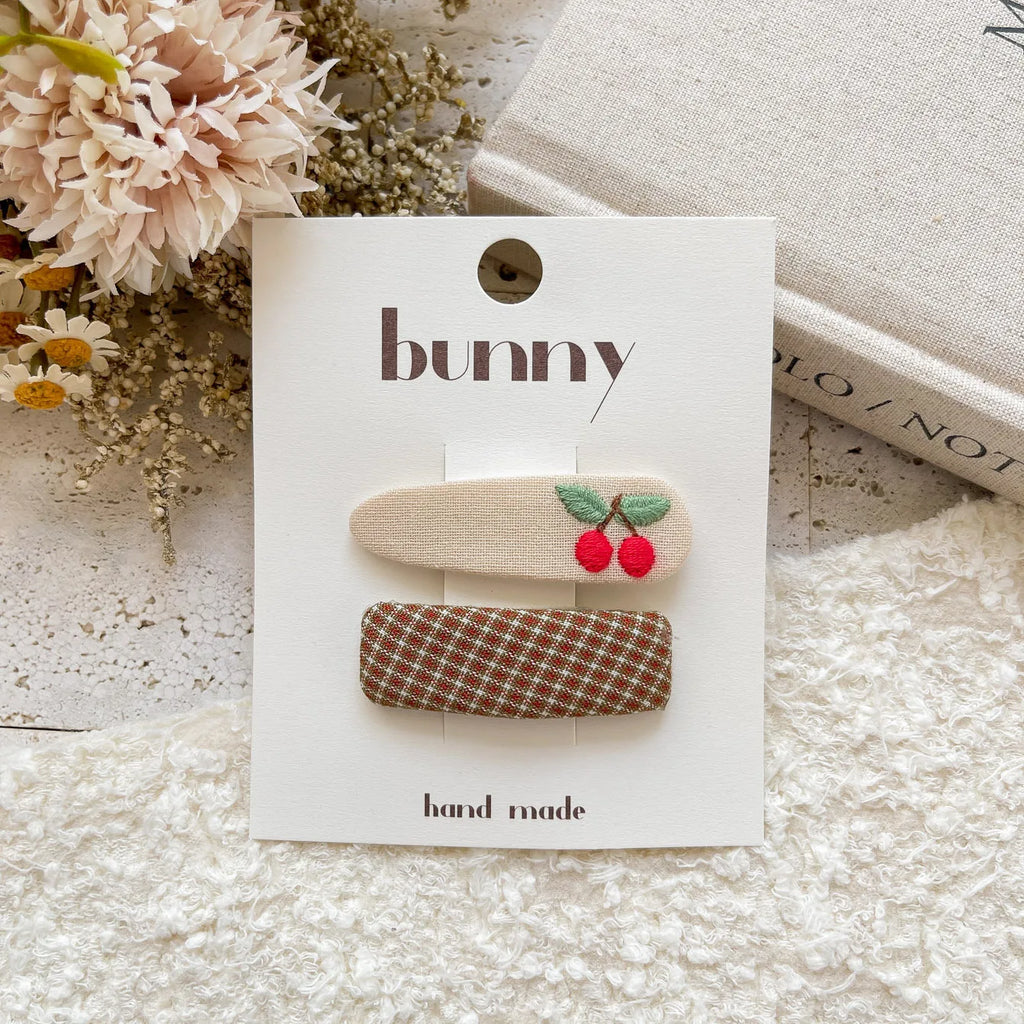 Sweet Embroidery Children Hair Clip