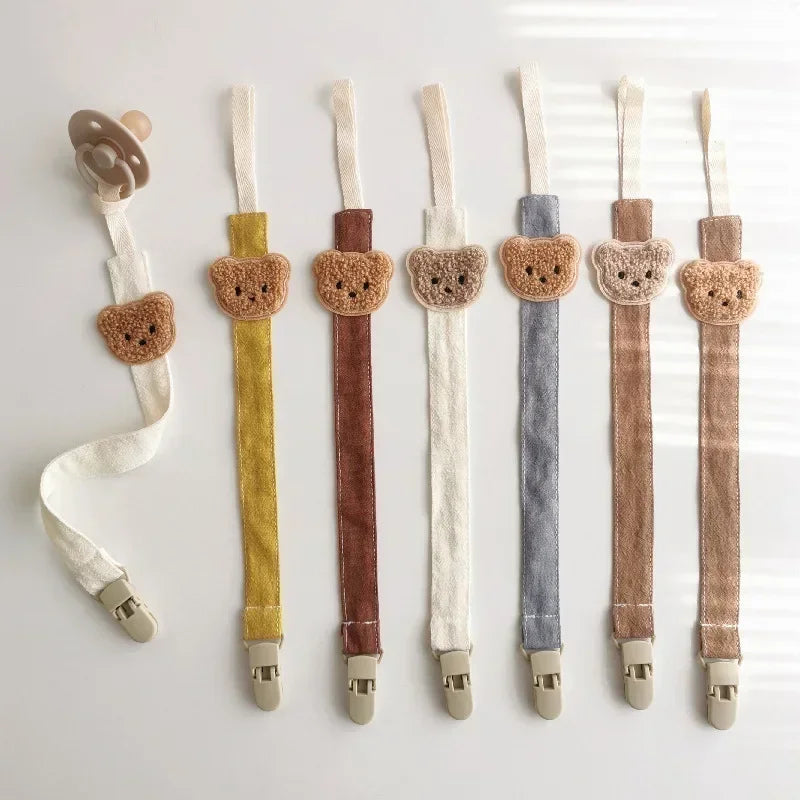 Cute Bear Pacifier Strap