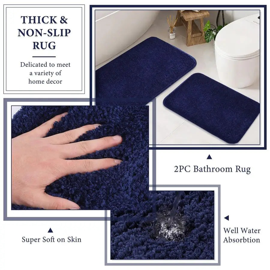 Nave Blue Bathroom Accessories Set