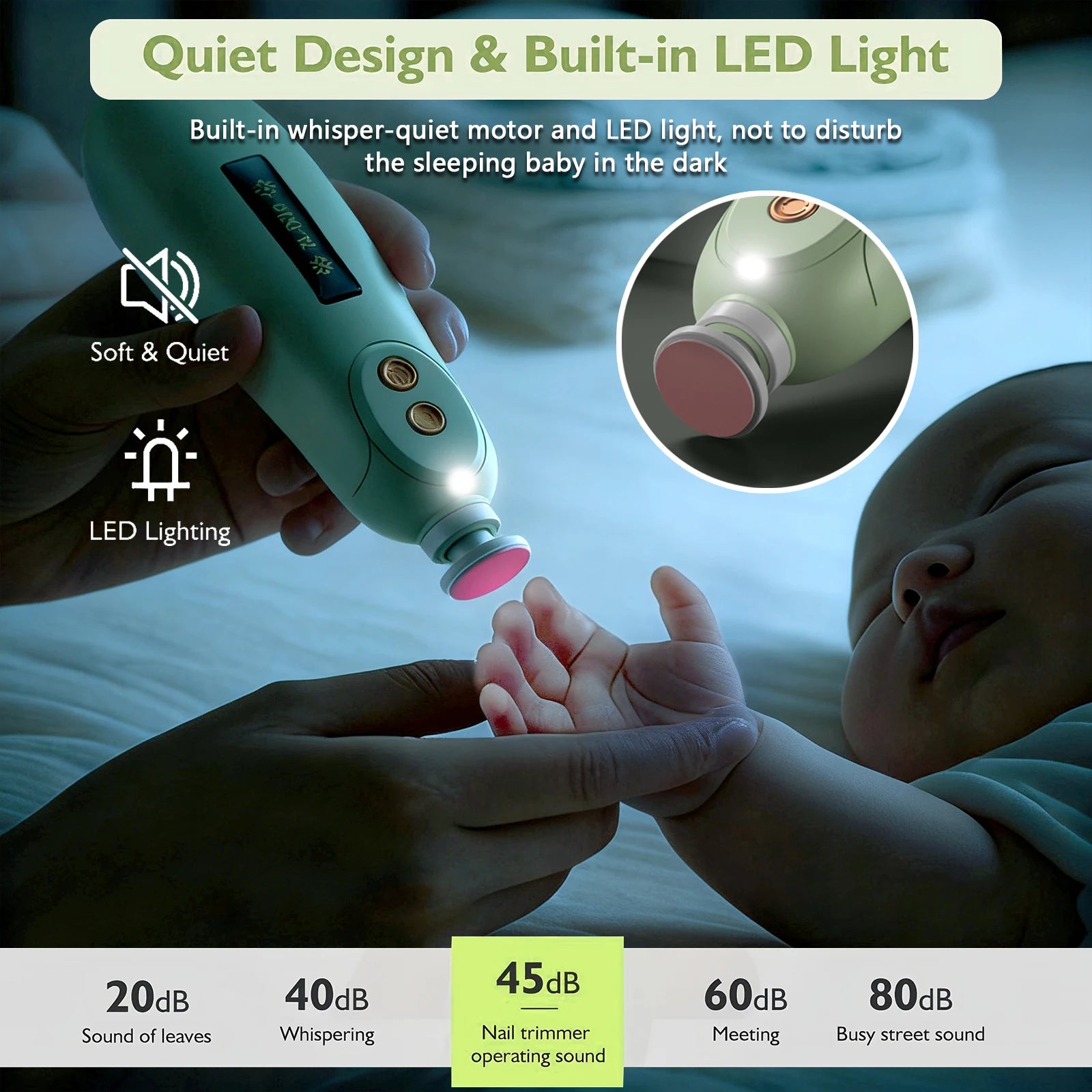 Electric Baby Nail Care Set