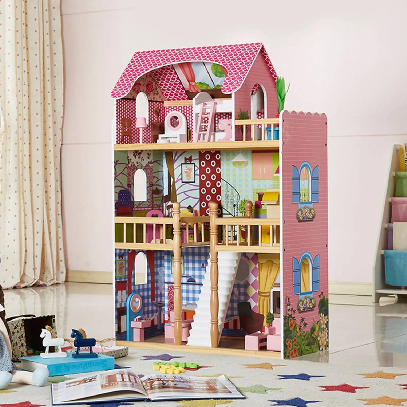 3 Story Doll House Doll Cottage