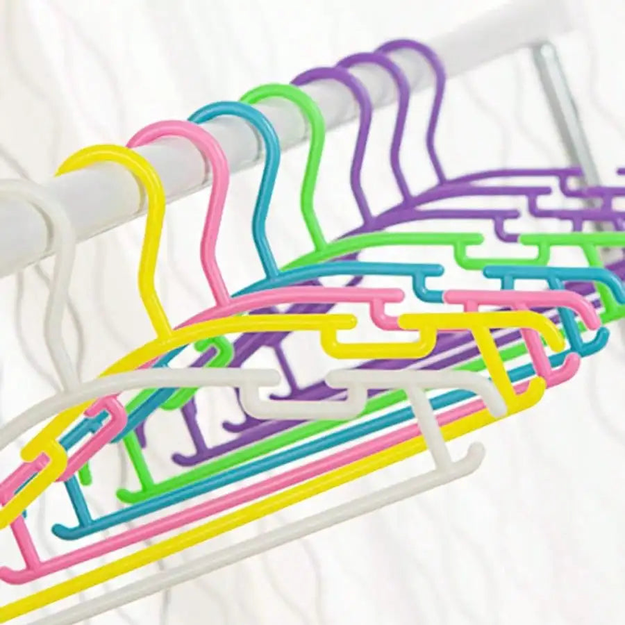 10/20pcs Kids Plastic Clothes Hangers