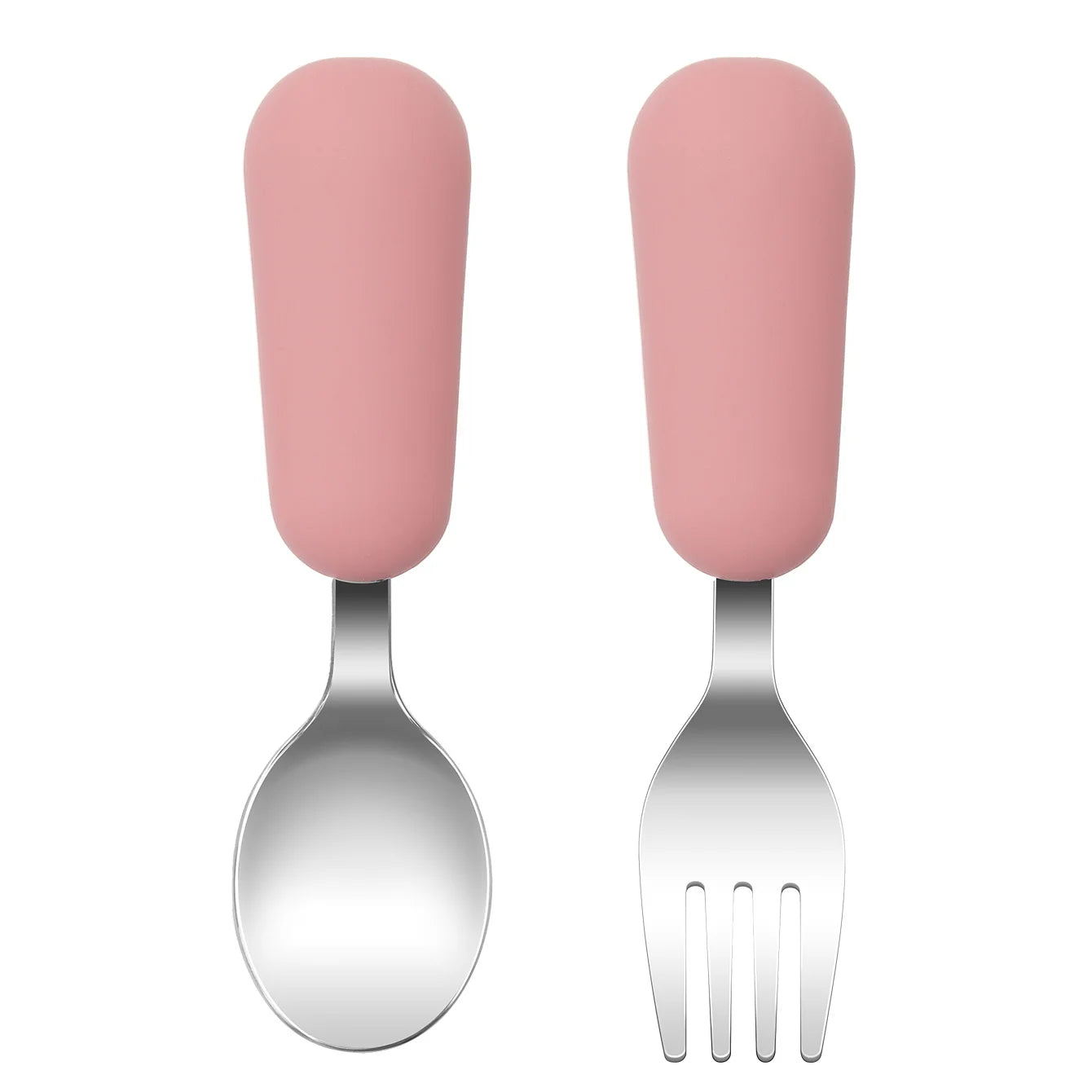 2PCS Stainless Steel Fork & Spoon