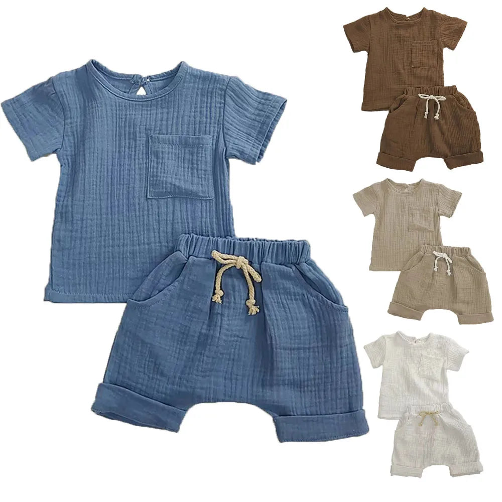 2 Pieces Babies and Toddler Outfit Set