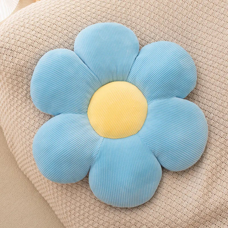35CM Colorful Flowers Plush Pillow Plant Petal Cushion Stuffed Toys  Home Decoration Gifts