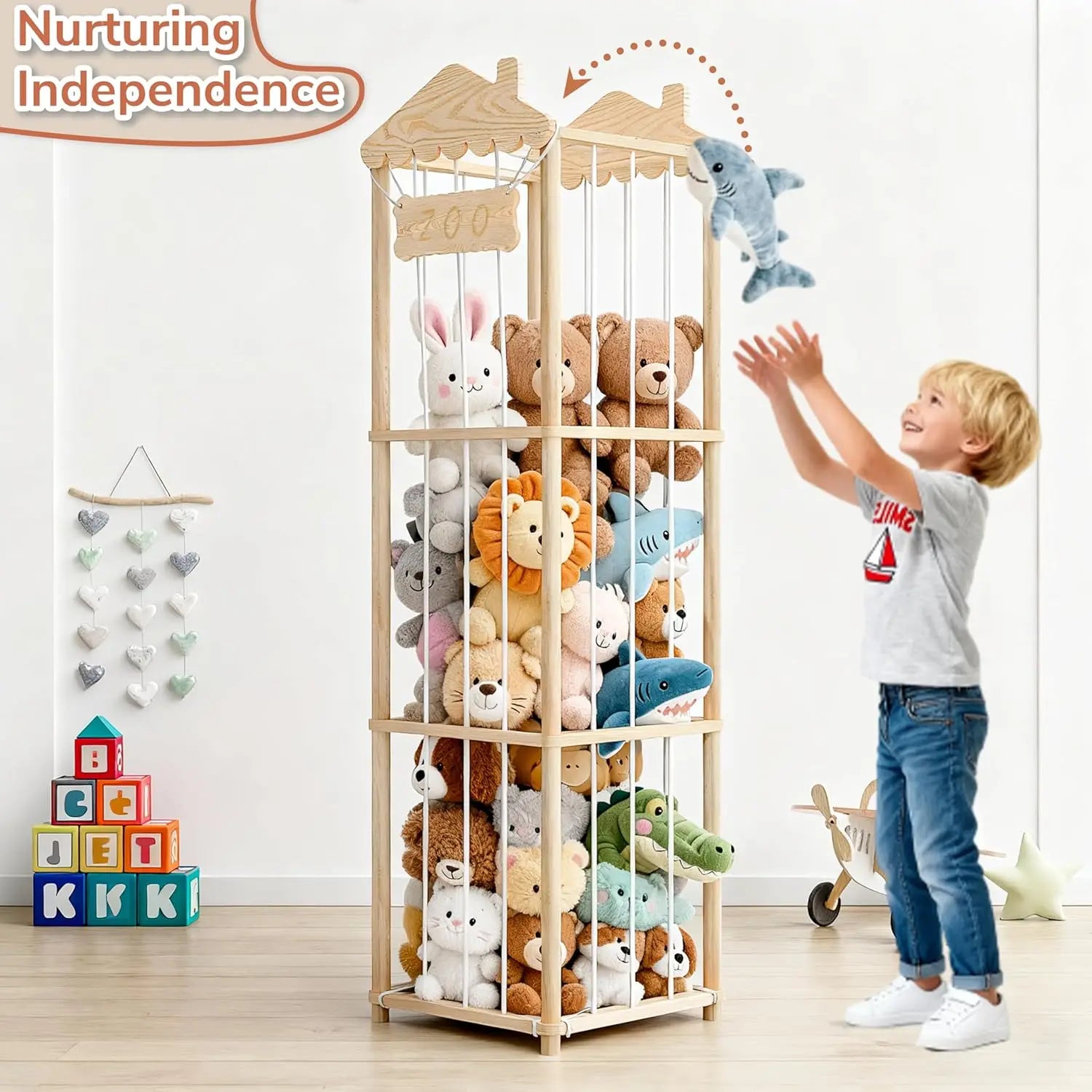 Wood Stuffed Animal/Toy Storage