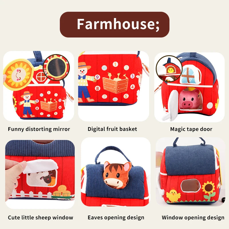 Montessori Farm House with Animals