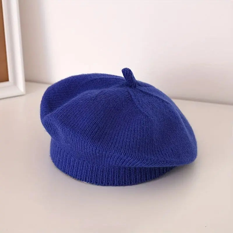 Warm Knitted Baby Beret Hat