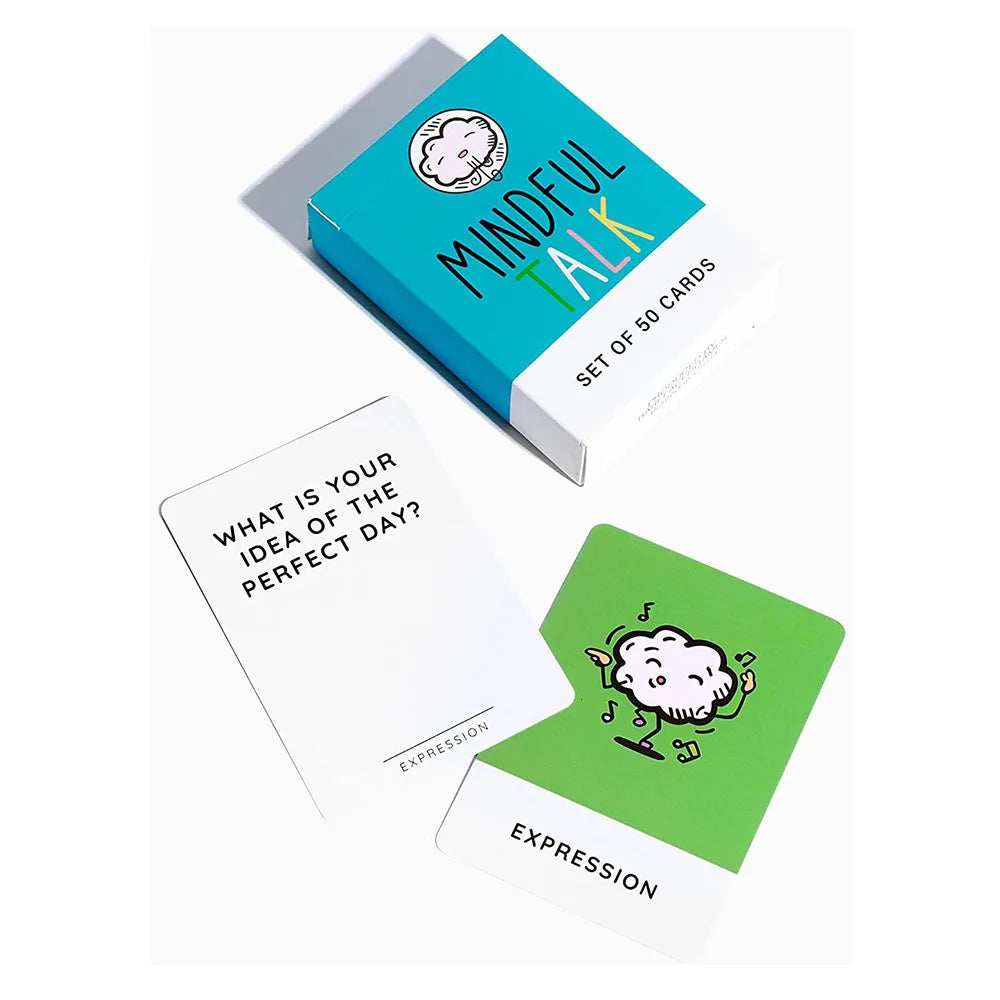Mindfulness Talk Card Game for Kids/Parents