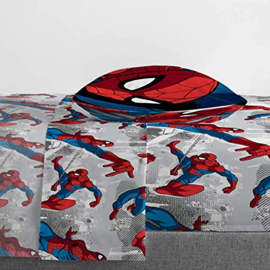 Spiderman 4 Pcs Bed Set