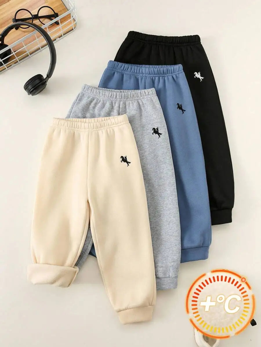 4-Pack Kids Fleece-Lined Jogger Pants