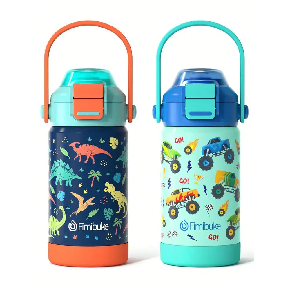 Insulated Water Bottle With PopOpen Straw Spout
