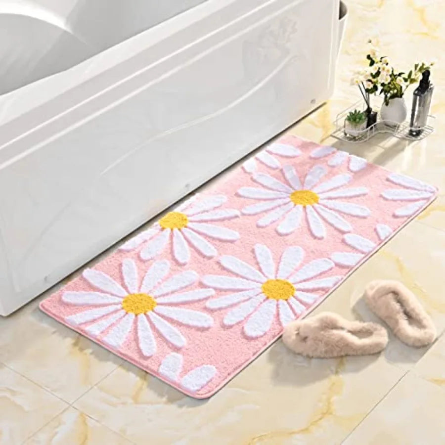 Cute Daisy Bath Mat