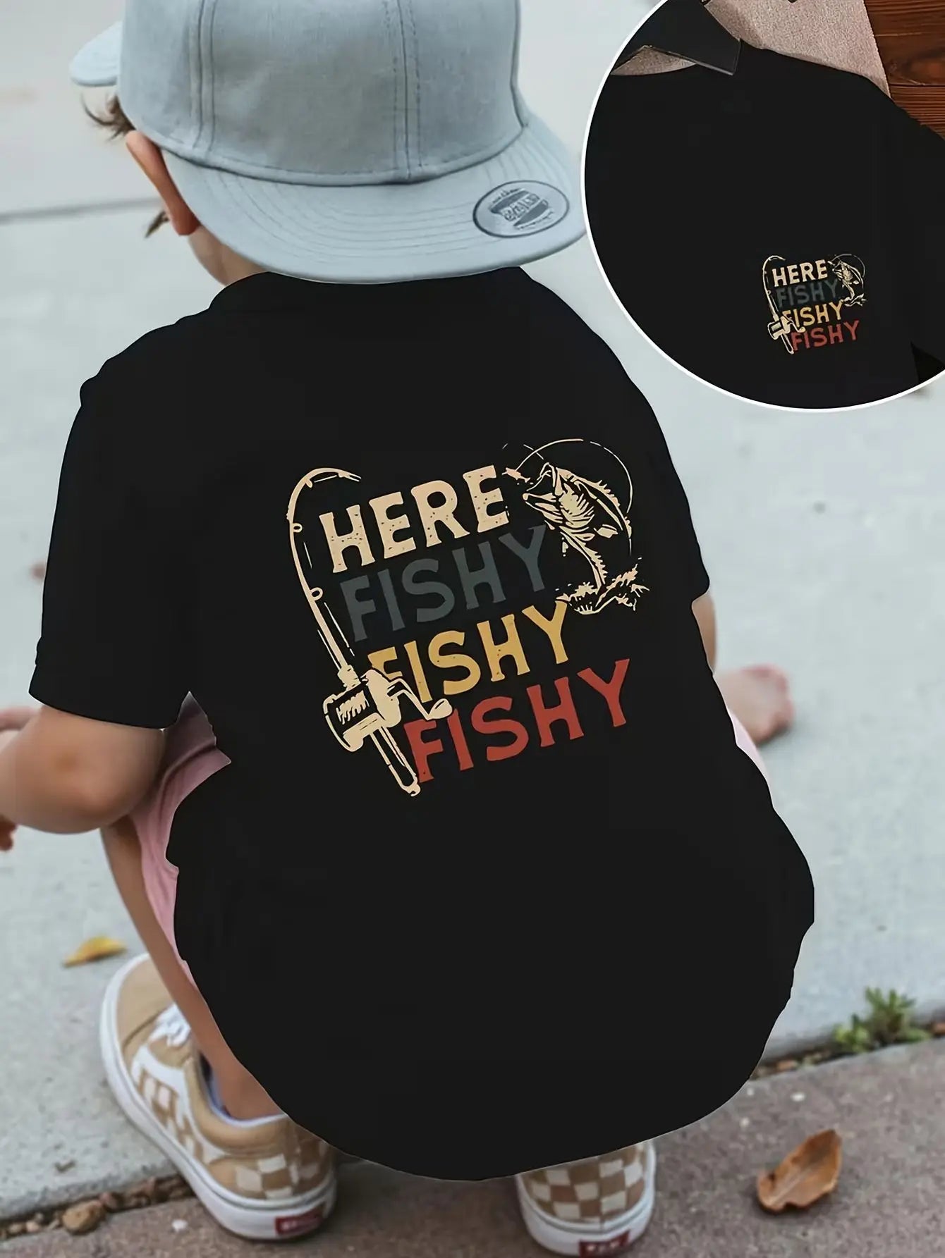 Here Fishy Fishy Fishy Comfy T-shirt