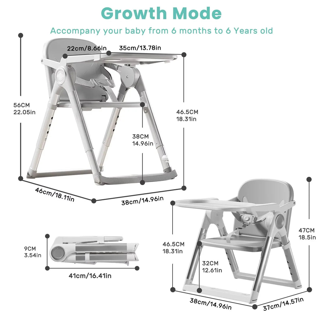 Folding High Chair/ Booster Seat