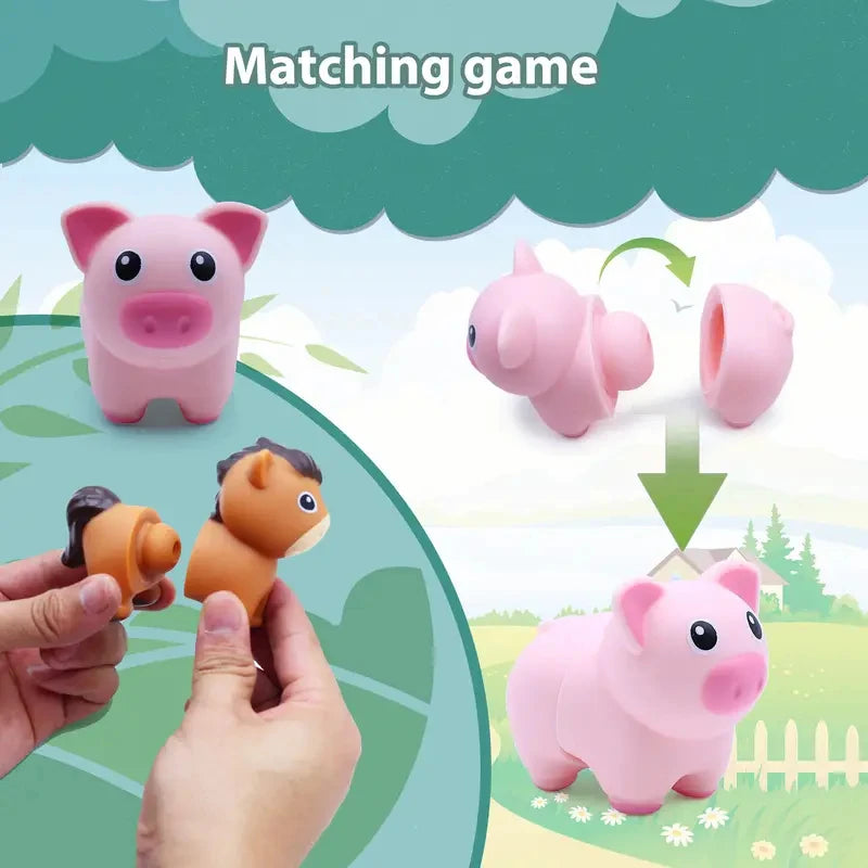 Farm Animal Matching Toys