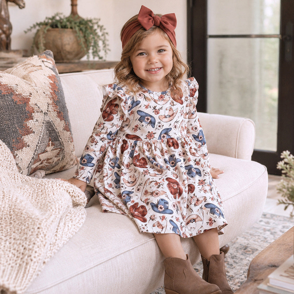 Wildflower Rodeo Cowgirl Dress - Bamboo