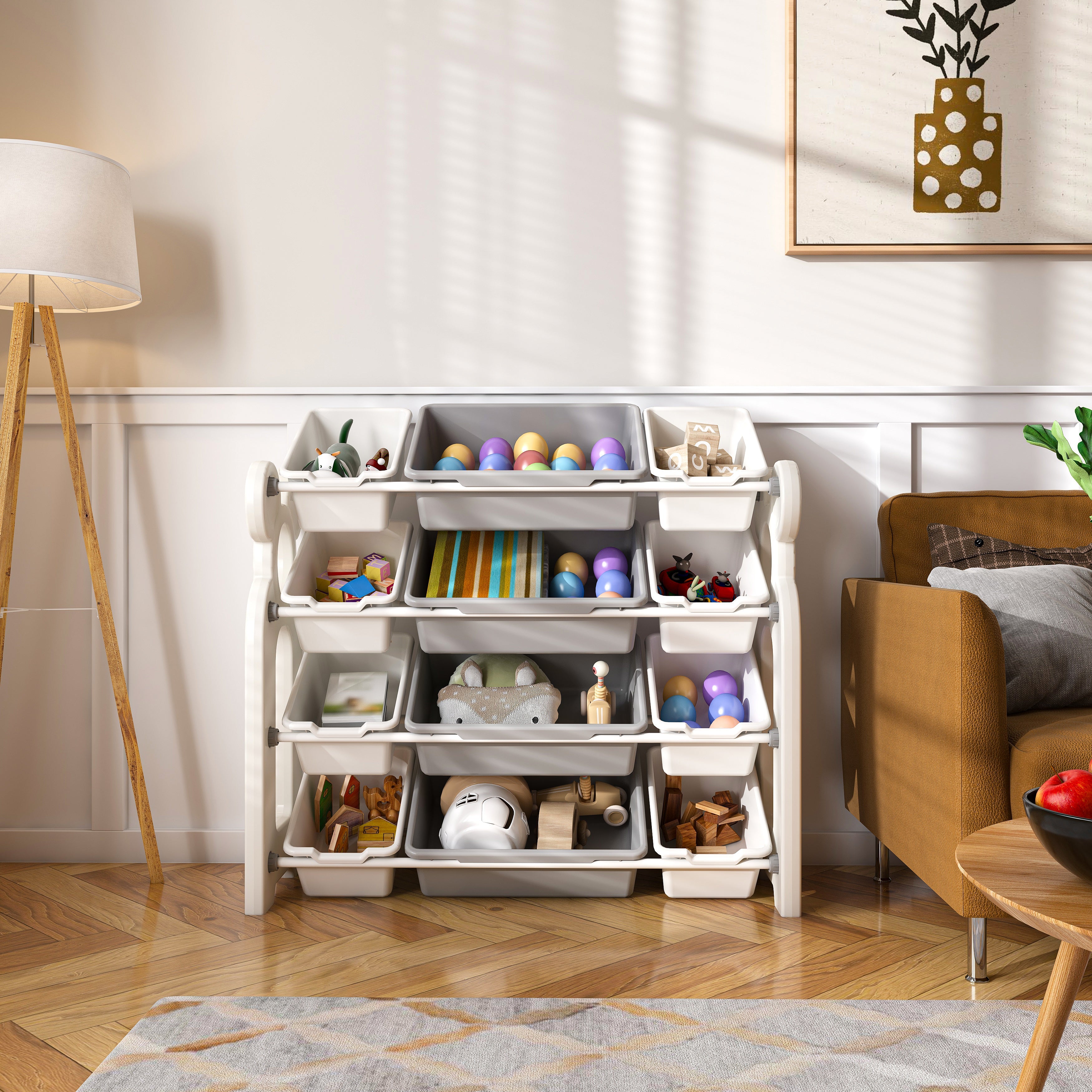 Kids Toy Storage Organizer with 12 Bins