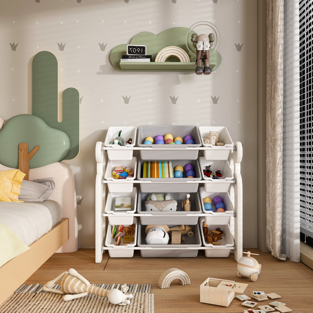 Kids Toy Storage Organizer with 12 Bins