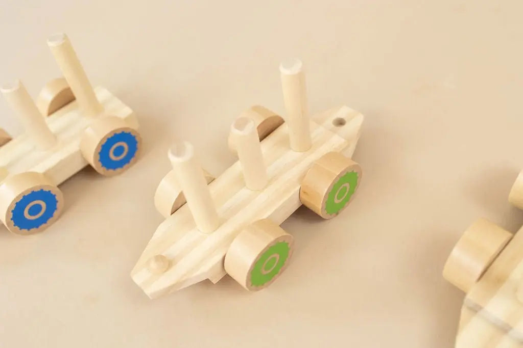 Farm Wooden Stacking Train