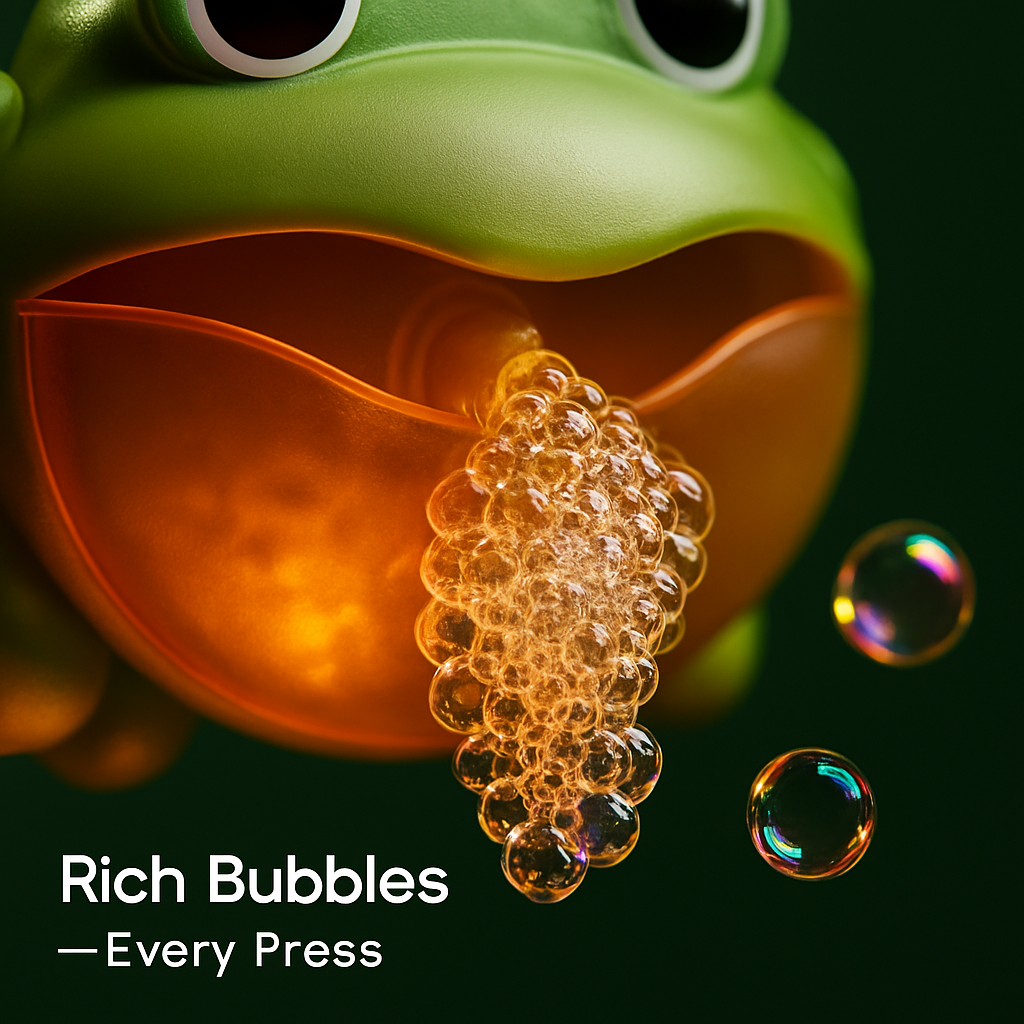 Bubble Bath Maker Frog: Musical Bath Toy for Kids