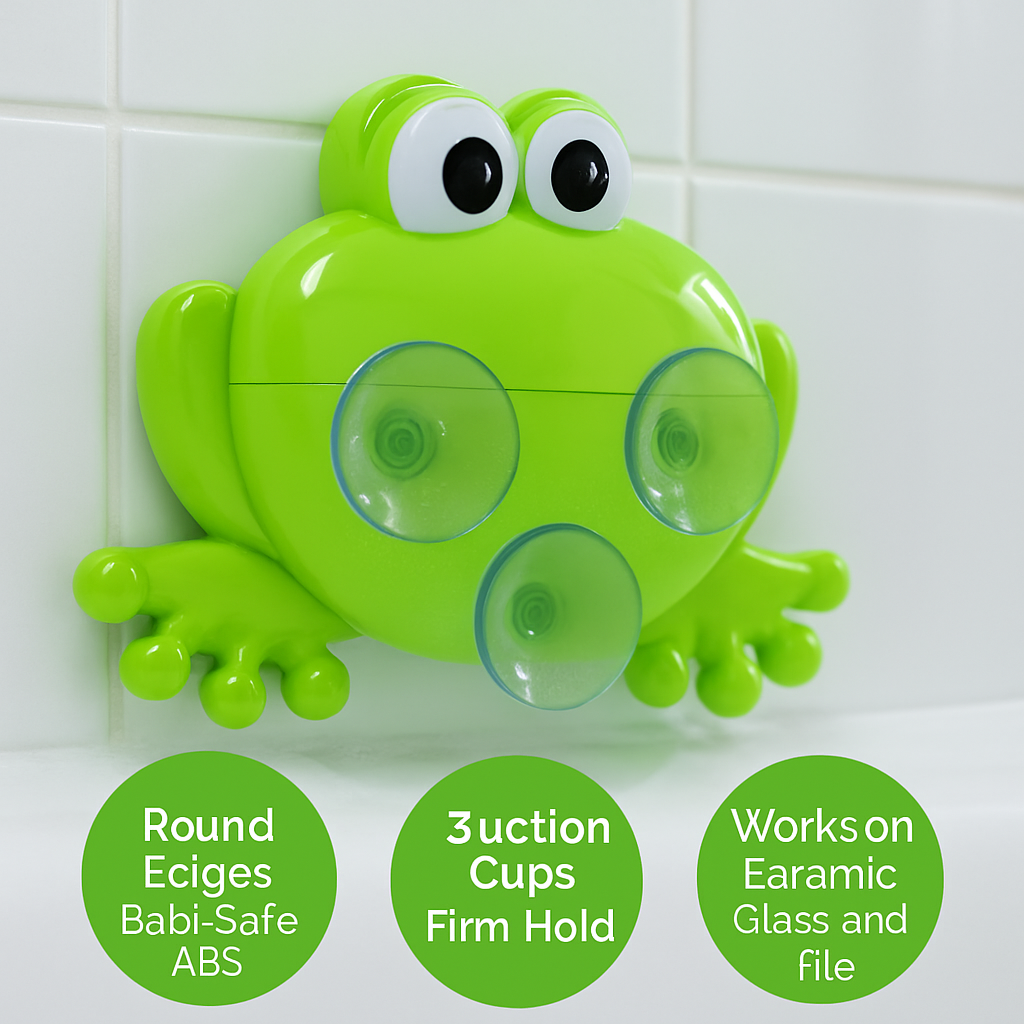 Bubble Bath Maker Frog: Musical Bath Toy for Kids