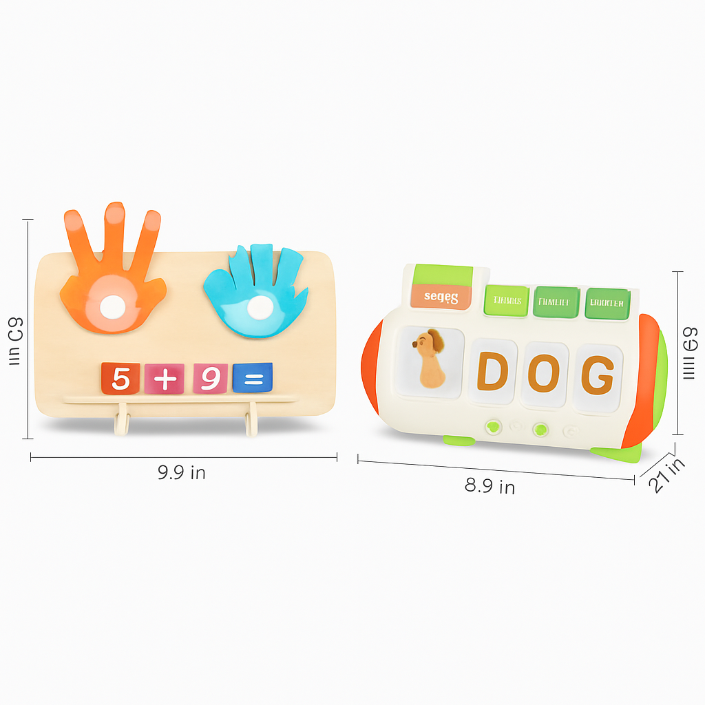 Talking Flash Cards & Finger Counting Math Board