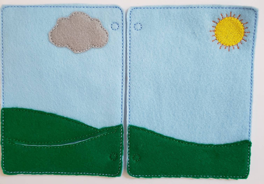 Farm Animal Felt Quiet Book Page - Busy Book - Activity Book - learning board - Interactive - Barn - Horse - Sheep - pig - cow