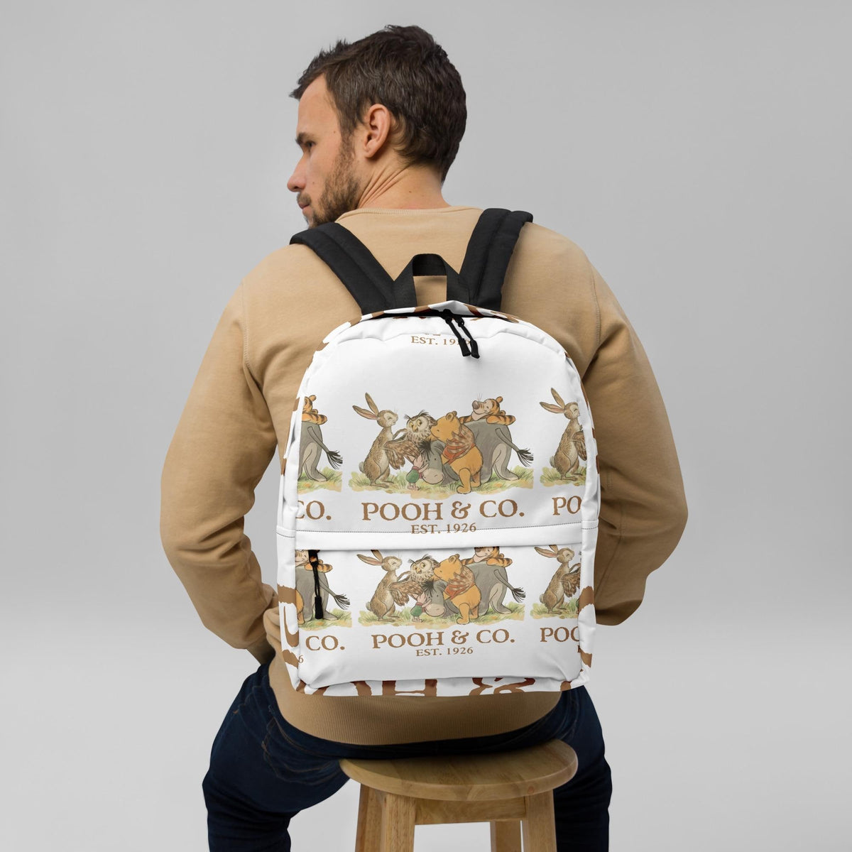 Disney Pooh & Co Vintage Backpack | All-Over Print | Disney  — Gildan Sweatshirt