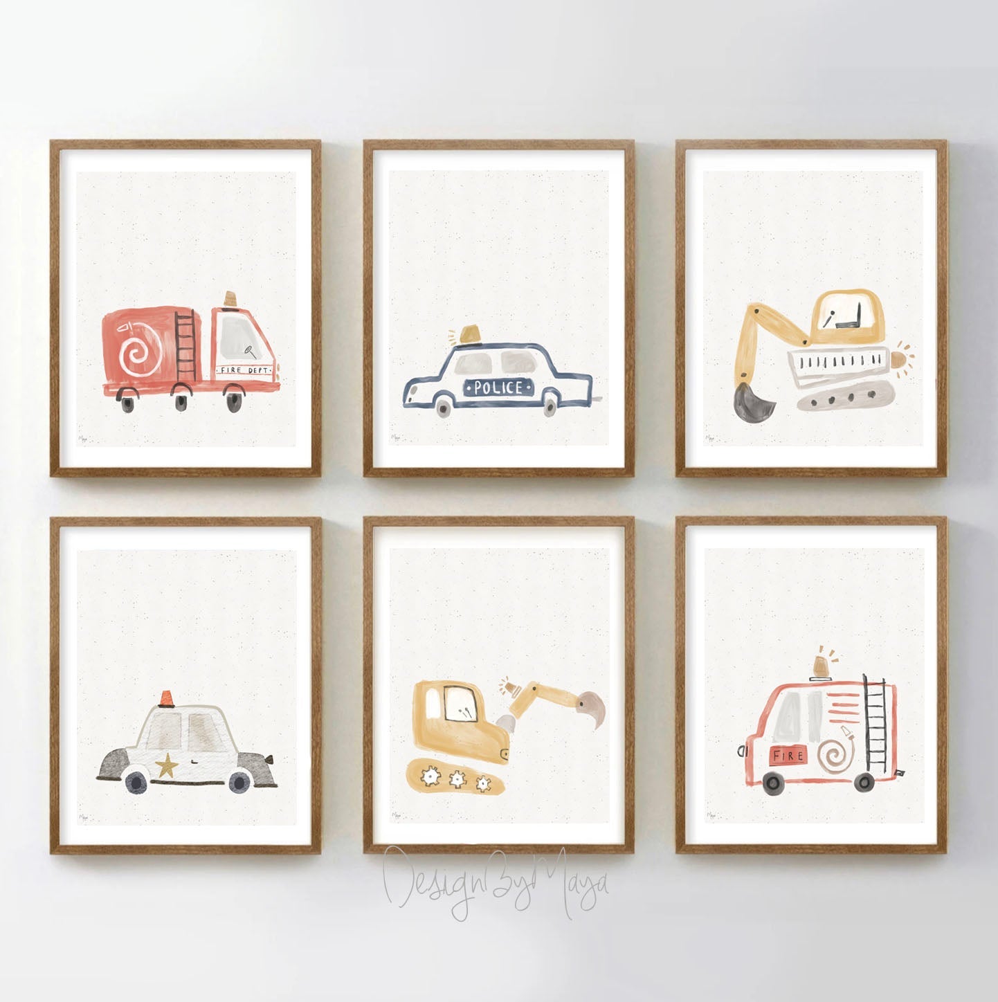 Baby Animals Prints - Luster Paper Nursery Wall Art Prints